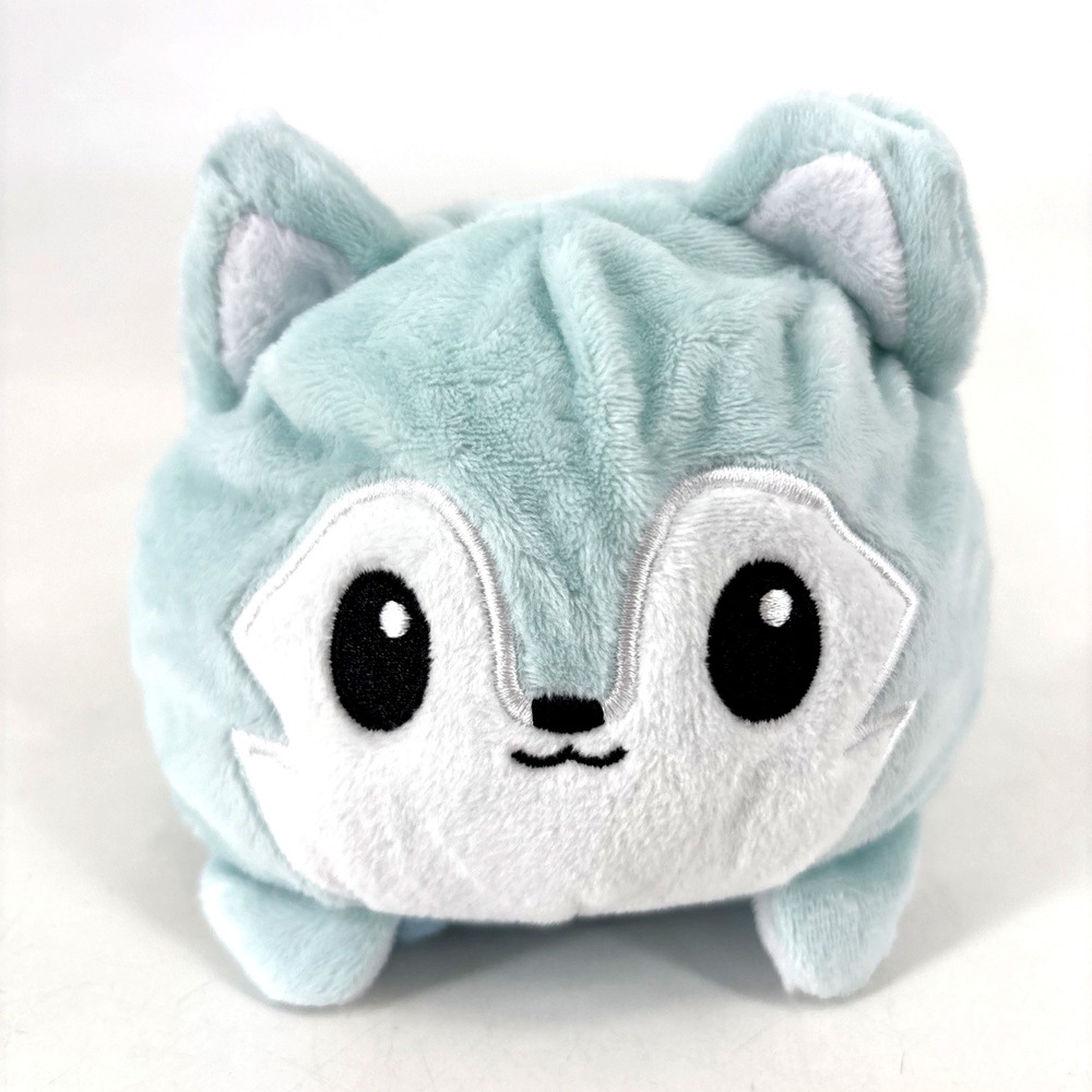 Teeturtle Blue‎ Wolf Husky Happy Mad Flip Reversible Plush Stuffed Animal